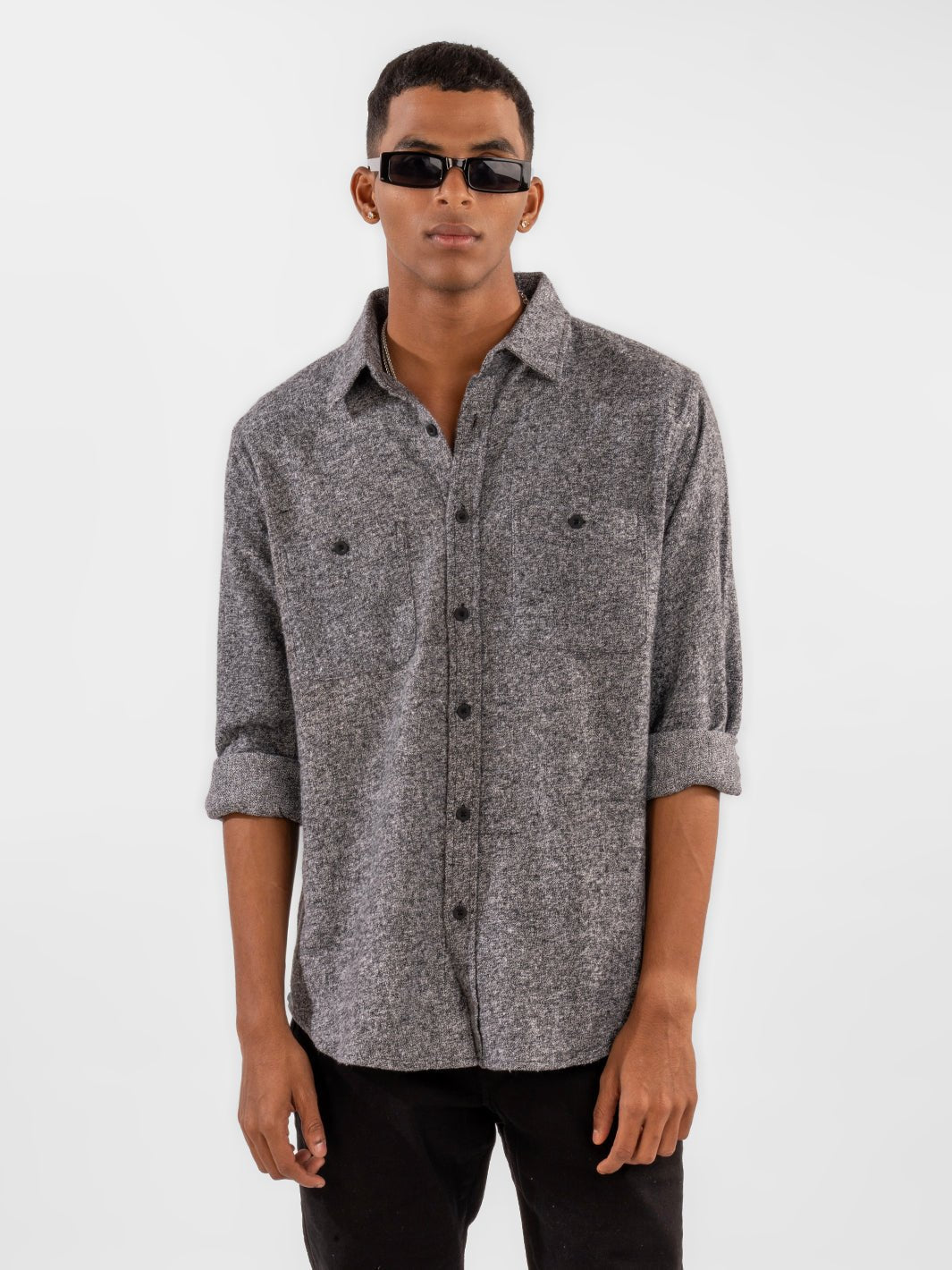 Flannel: Grey Shirt 1