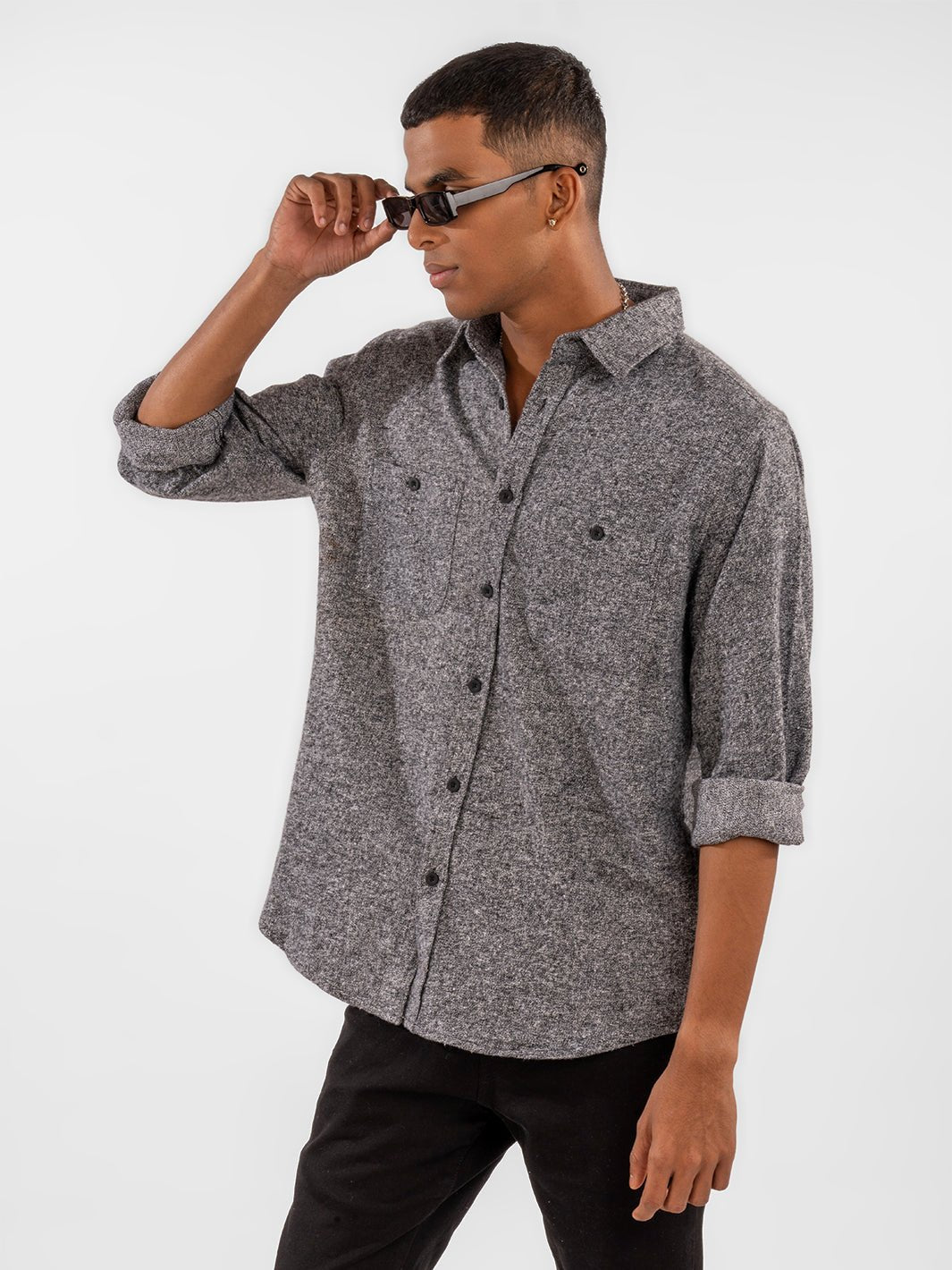 Flannel: Grey Shirt 3