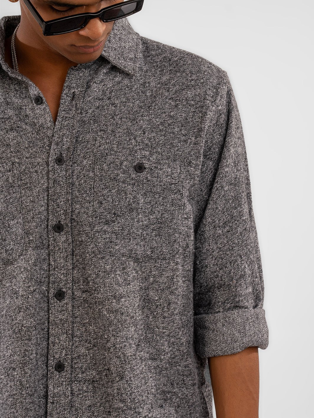 Flannel: Grey Shirt 5