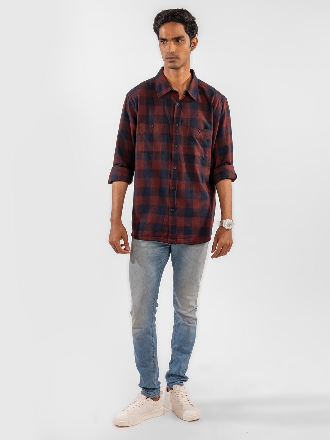 Flannel: Maroon Shirt 2