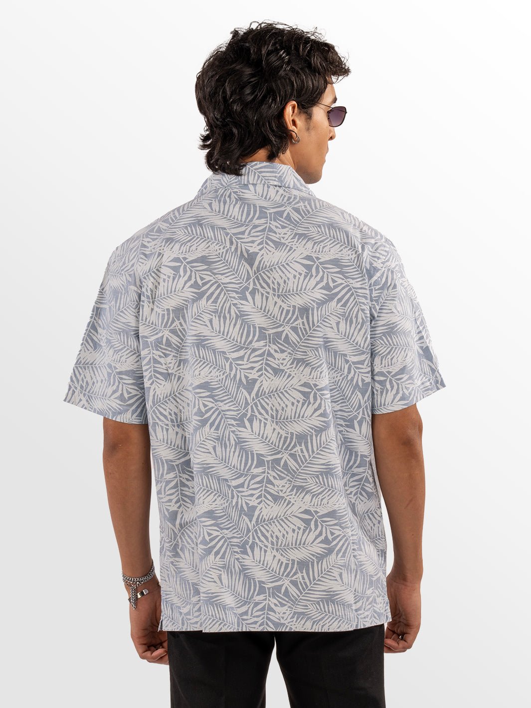 Blue Leafy Shirt 5