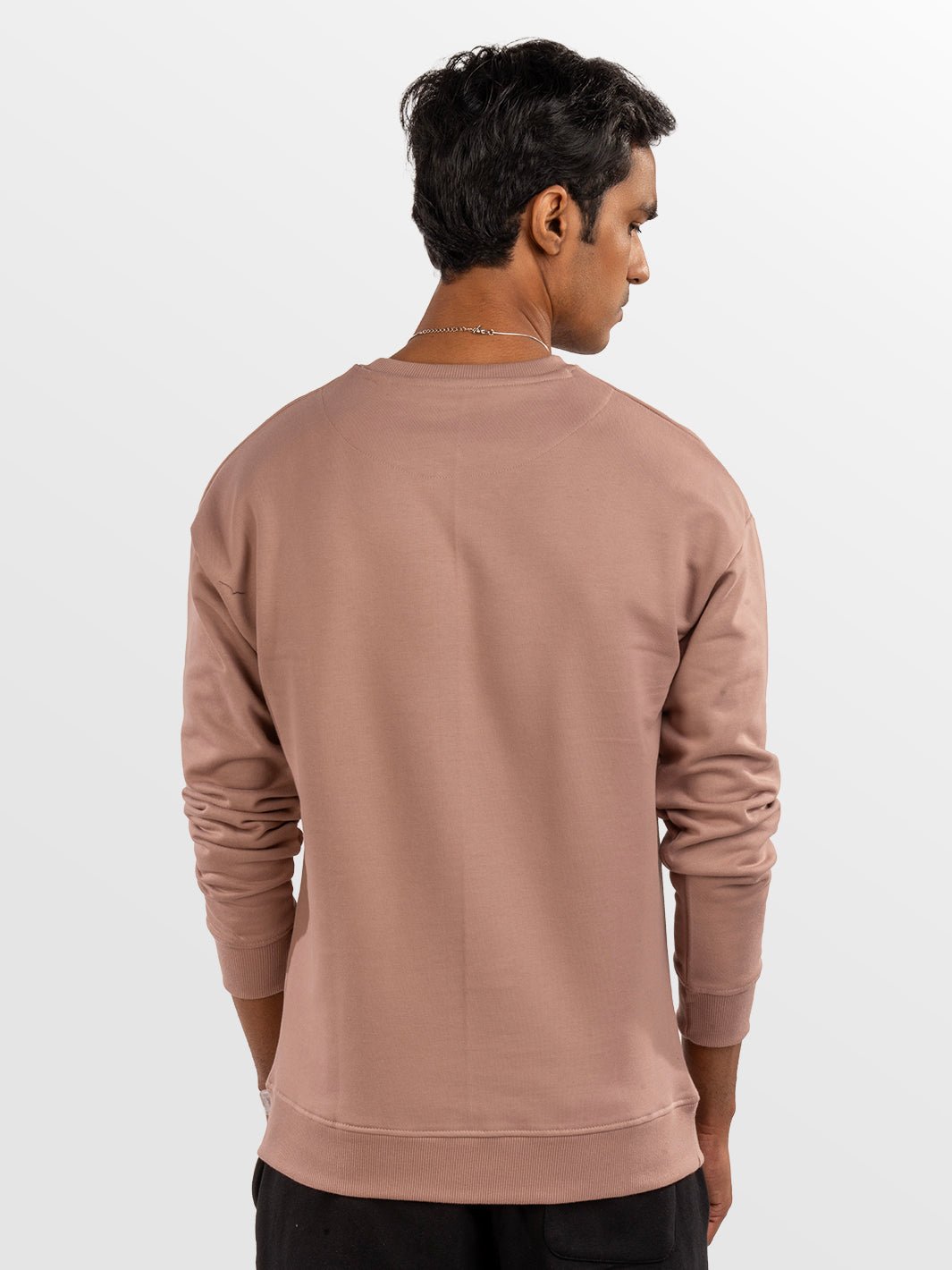 Solids: Onion Pink Sweatshirt front view 5