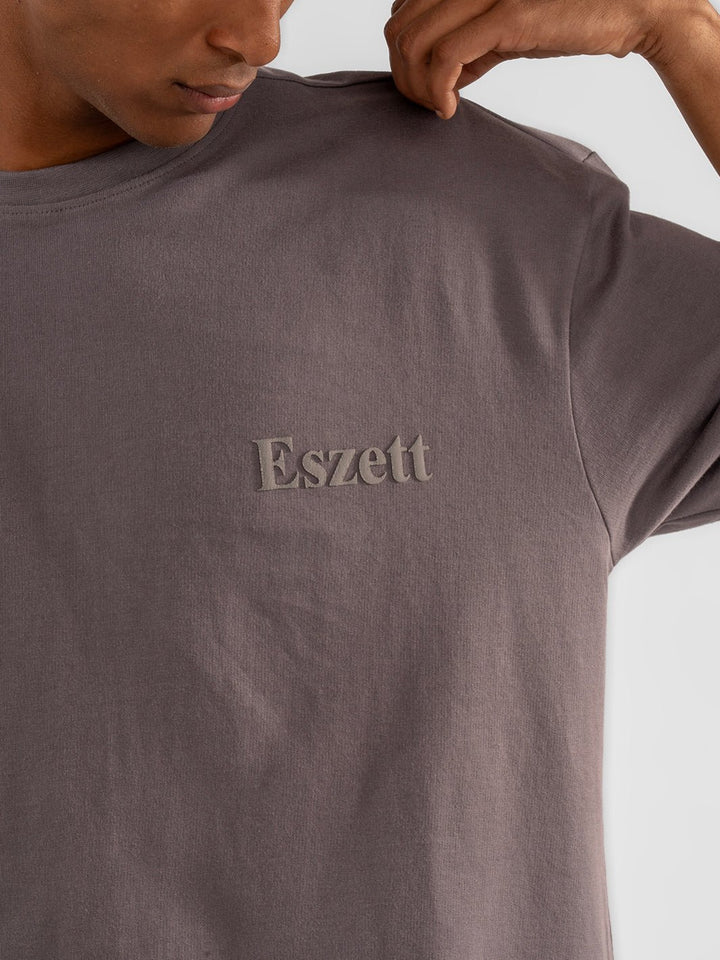 Eszett Logo Grey T-shirt zoom view